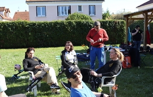 L attente est parfois longue entre 2 flèches dans ce tir. Heureusement, le soleil était au rendez vous